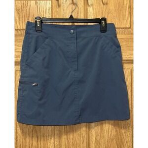 32 Degrees COOL Active Skort Slate Blue S Fitness Skirt Shorts Golf Tennis Mini